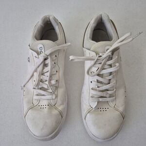 On Cloud Shoes Mens 9.5  White The‎ Roger Advantage Leather Cloud Tec